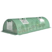 Foil Greenhouse, Weather-Resistant, UV-Resistant, Foil Tunnel, 200 cm x 80 cm x 45 cm, Green 200 x 80 x 45 cm žalia