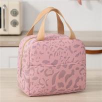 Nešiojamas pietų krepšys „Leopard Print Lunch Lunch Bag“ pikniko pietų dėžutė moterims Vyrams Daugkartinis pietų krepšys, skirtas kelionių darbo mokyklai