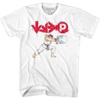 Street Fighter Hadoken Controls White T-Shirt S