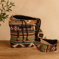 Sling Bag Chocolate Jacquard