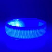 Bar LED Luminous Bracelet Arm Strap Luminous Wristband Fashion Wrist Band  Outdoor Cycling balta