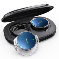 Wireless Earbuds, Bluetooth 5.4 Noise Cancelling Open-Ear Earphones with Waterdrop Clip, Sports On-Ear Open Bluetooth Earphones, 4 Mics, Hands-Free