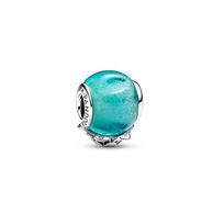 Pandora Flower Decoration 925 Silver Pendant Women pendant Blue 793191C00 Box blue