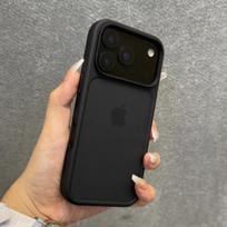 Luxury Orange Shield Matte Transparent Phone Case For iPhone 17 Pro Max 17 Pro 17Air Metal Buttons Skin Feel Shockproof Cover iPhone17 Pro