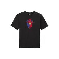 Nike FC Barcelona x Patta Max90 Marškinėliai Juodi Vyriški Viršutiniai Drabužiai FJ4208-010 S