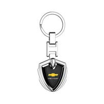 1pcs Car shield Keychain Keyring for Chevrolet Cruze Captiva Sonic Spark Onix Aveo Orlando Sail Malibu Camaro Colorado Corsa