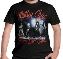 Official Motley Crue T Shirt Smokey Street Girls Girls Girls Band Logo Black New S įvairiaspalvis