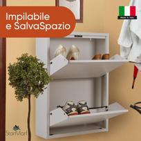 Metalinė batų spintelė Slim 2 durų pilka 15x50x70 cm kompaktiška — prieškambario baldai, siaura batų lentyna, kabinama sieninė spintelė, batų organizatorius, prieškambario spintelė, metalinė batų lentyna, mažo buto baldai