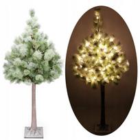 LED Kalėdinė eglutė 150 cm, snieguota, 128 LED