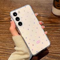 Phone Case For Samsung S24 Plus S24 Ultra S25 S25 Plus A55 A54 A35 Luxury Colorful Small Dot Drop Resistance Simplicity Cover Samsung S25 Plus gryna