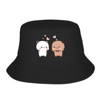 Bubu Yier Beer Cartoon Bucket Hat for Unisex Women Summer Travel  Sun Hats Harajuku Foldable for Outdoor Fishing Hat Ispoti Cap One Size