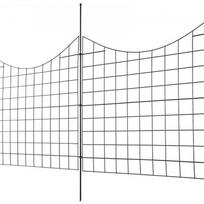 Sodo tvora, 93x75 cm, juoda, metalas