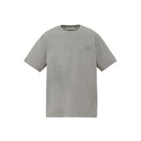Onitsuka Tiger Logo Ss Tee Solid Color Round Neck Short Sleeve T-Shirt Unisex Tops Light-Gray 2183B604-020 XS