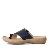 MARCO TOZZI Pliažo šlepetės per pirštą moterims, Mėlyna, Flip-Flops, 37