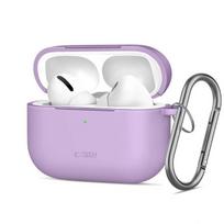 Ausinių dėklas Tech-Protect Silicone Hook, violetinis