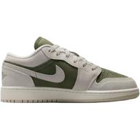 Jordan Air Jordan 1 žemi vaikiški krepšinio bateliai pilki žali unisex HV4396-201 35.5 gray