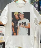 Niall Horan and Harry Styles unisex white short sleeve t-shirt QT7613 L