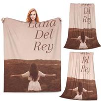 Lana Del Rey Blanket Soft Warm Flannel Throw Blanket Bedspread for Bed Living room Picnic Travel Home Couch Size: 75*100cm, Weight: 230 GSM