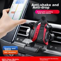 Dijialun Racing Seat Car Phone Holder, Car Air Vent Gravity Car Navigation Phone Mount, Multifunctional Car Accessory