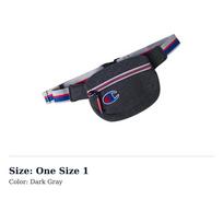 Champion Polyester Fanny Pack Regular Unisex Dark Gray CH1005-020 One Size 1 tamsiai pilka spalva