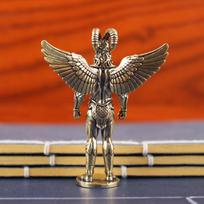 Brass Devil Mini Figures Set Metal Anime Collectible Statues Handcrafted Brass Style Ornaments for Bookshelf varis