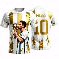 2026 Messi No. 10 Championship Football Jersey Argentina Football Fan Gifts Sports Men T-Shirt Children Clothing Tees Y2k Woman 110