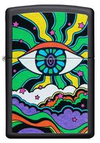 Žiebtuvėlis Zippo 49699 Black Light Eye Design