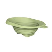 Ice Cream Maker Funnel Flexible PourGuard Pouring Guard SpaceSaving Foldable Silicone for žalia