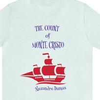 The Count of Monte Cristo | Alexandra Dumas | Classic Books | Literary Shirt L
