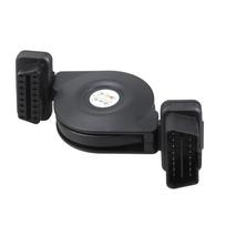 Slim Design Automotive OBD2 Male Female Cable Adjustable 90cm For Scanners GPSs Devices 1