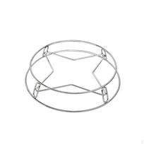 Pot Rack MultiFunctional Stainless Steel Steaming Stand Heavy Duty Heat Resistant for Countertop,