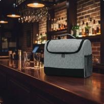 Bartender Tool Bag MultiCompartment Organizer Bar Storage Padded Protection Kit Travel Case