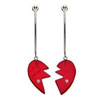 JoJos Bizarre Adventure Golden Wind Polnareff Heart Earrings Exclusive japan
