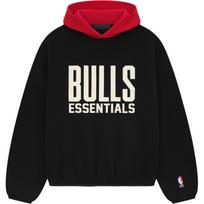 Fear of God Essentials x NBA Chicago Bulls Hoodie Black Red Unisex Tops 192AL246504F M