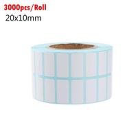 Print Supplies Blank Waterproof Adhesive Paper Identification Tags Package Label Thermal Sticker 20x10x3000