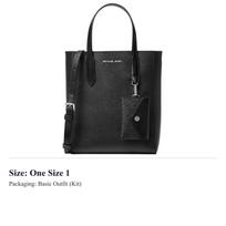 MICHAEL KORS Vincent Leather Handbag Small Womens Black 35F4S2VT5T-BLACK One Size 1 juoda