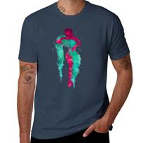 Galaxy Burlesque Boa Tshirt Gym Exercise Short Sleeve Tshirt S