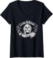 Womens Official Guns N' Roses Paradise City Scroll V-Neck  Unisex T-Shirt XL