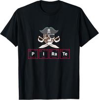 Funny Pirate Periodic Table Chemistry Fun T-Shirt Unisex T-Shirt S