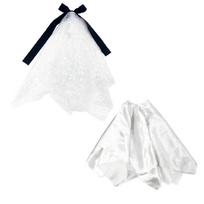 Porch Outfit for Wedding Halloween Party Decorative Costume for Photo Props One Size balta