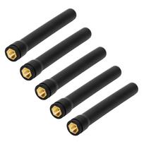 5PCS 2.4G WiFi High Gain Antenna Waterproof Hex Signal Antenna for Wireless Module SMA Male ABS