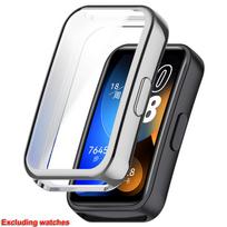TPU Protector Case For Huawei Band 8/9 Case Plated All-Around Bumper Screen Cover Cases For Huawei Band 9 For Huawei Band 9 sidabras