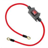 12V-24V Inline Wire Switch DPST Dual Side Wiring 25A IP67 On/Off Quick Connect Disconnect Red Black