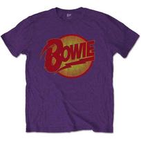 David Bowie Vintage Diamond Dogs Logo Unisexs Tshirt L