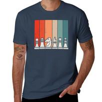 Retro Chess TShirt Fashion Graphic Tee for Unisex S