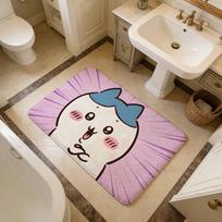 Cartoon C-Chiikawa Cute Door Mat Nordic Style Bedroom Living Room Doormat Home Balcony Anti-Slip Alfombra 40x60cm