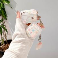 Yingkaida AirPods Pro 3 Protective Case [Cherry Little Animal] Apple Wireless Bluetooth Earphone Case Shockproof Creative Non-Slip Cover Storage Box