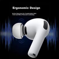 Stiger 3 Pairs AirPods Pro 3rd Gen Ear Tips Silicone Caps for Apple Bluetooth Earphones Soft Ultra-Thin Medium+Medium+Small