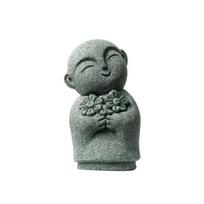 Miniature Buddha Statue Exquisite Zen Garden Ornament Multi-style Little Monks Figurine  Outdoor style 8