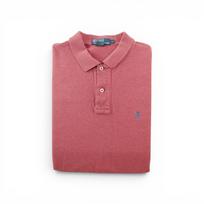 Seconde vie - Polo manches courtes Homme Rouge - Excellent état L